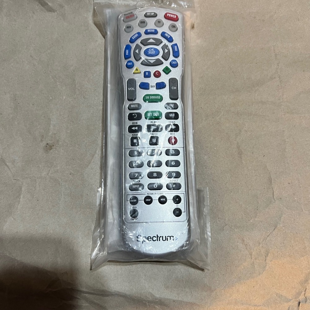Spectrum UR5U-8780L Universal Remote Control Silver Cable TV DVR PIP New